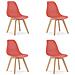 KITO Sedia CYNOBER Design ergonomico per soggiorno x 4 - Foto miniatura 1