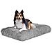 80x60 cm Letto per cani Shaggy Cushion Grigio chiaro Impermeabile - Foto miniatura 1
