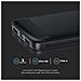 Power Bank 10000mAh, Ricarica Rapida PD 22.5W, USB-A, USB Type-C, Micro USB, colore Nero - Foto miniatura 2