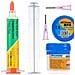 Set Topnik Flux Nc-559-asm + Pasta Saldante Xgsp80 60g - Alta Qualità E Precisione | Applicazione Elettronica | No-clean, Facile Uso - Foto miniatura 1