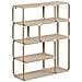 Mensola Da Parete Lanciano In Metallo Beige 48×18×64 Cm - Foto miniatura 1