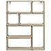 Mensola Da Parete Lanciano In Metallo Beige 48×18×64 Cm - Foto miniatura 2