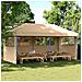 Tenda Party Beige 292 x 580 x 315 cm Tessuto Oxford - Foto miniatura 2
