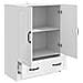 Credenza Bianco Lucido 66 x 34,5 x 92 cm Legno ingegnerizzato - Foto miniatura 2