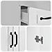 Credenza Bianco Lucido 66 x 34,5 x 92 cm Legno ingegnerizzato - Foto miniatura 6