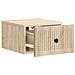 Mobiletto da notte a muro 2 pcs Rovere Sonoma 33 x 34,5 x 20 cm - Foto miniatura 4