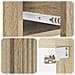 Mobiletto da notte a muro 2 pcs Rovere Sonoma 33 x 34,5 x 20 cm - Foto miniatura 8