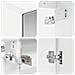 Set di Armadi da Bagno 5 pcs Bianco Legno ingegnerizzato - Foto miniatura 9