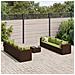 Set Divani da Giardino 9 pz con Cuscini in Polyrattan Marrone - Foto miniatura 2