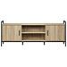 Mobile TV 133 x 33 x 50 cm Rovere Sonoma Legno ingegnerizzato - Foto miniatura 3