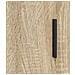 Mobile TV 133 x 33 x 50 cm Rovere Sonoma Legno ingegnerizzato - Foto miniatura 7