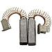 Spazzole di carbone per Legna L0182 - 5 x 5 x 15 mm - coppia - Foto miniatura 1