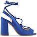 Sandali Marca Modello Linda. Colore Blu, Calzature Donna. Stagione: Primavera /estate - Calzature 39, Disponibile - Foto miniatura 5