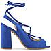 Sandali Marca Modello Linda. Colore Blu, Calzature Donna. Stagione: Primavera /estate - Calzature 39, Disponibile - Foto miniatura 1