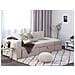 Divano Letto Beige Con Cassetti E Ottomano Contenitore Falster - Foto miniatura 15