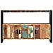 Credenza 120x30x75 Cm In Legno Massello Di Recupero - Foto miniatura 3