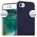 Custodia Compatibile Con Apple Iphone 7 / 7s / 8 / Se 2020 In Frosty Azzurro - Hard Case Coperchio Protettivo In Frosted Look Contro I Graffi E Gli Urti - Foto miniatura 5