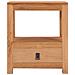 Comodino 40x30x50 Cm In Legno Massello Di Teak - Foto miniatura 3