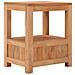 Comodino 40x30x50 Cm In Legno Massello Di Teak - Foto miniatura 5