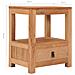 Comodino 40x30x50 Cm In Legno Massello Di Teak - Foto miniatura 8