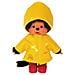 Bandai Monchhichi - Iconico Impermeabile 20 Cm - Giallo - Foto miniatura 1