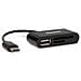 Sd-micro Sd Memory Reader + 1 Usb Port To Usb-c Interface - Foto miniatura 3
