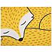 Cuscino Per Bambini Con Stampa Di Volpe 50 X 40 Cm Giallo Dhanbad - Foto miniatura 5