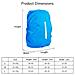 Copertura Antipioggia Impermeabile Lama 2pcs Per Lo Zaino Riflettente Antipioggia Protector Anti-polvere E Anti-furto S 18l-25l Nero Blu - Foto miniatura 2