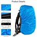 Copertura Antipioggia Impermeabile Lama 2pcs Per Lo Zaino Riflettente Antipioggia Protector Anti-polvere E Anti-furto S 18l-25l Nero Blu - Foto miniatura 4