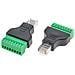 Adattatore Connettore Rj45 Maschio Terminal Block 8 Pin - Foto miniatura 1