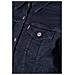 Giubbotto Trucker Donna In Denim Nero - Foto miniatura 4