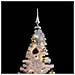 Albero di Natale Preilluminato con Palline Bianco 150 cm - Foto miniatura 9