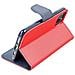 Maxy Custodia Book Orizzontale Silicone Case Per Xiaomi Redmi Note 9 5g Red-navy - Foto miniatura 5