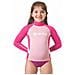 Rash Guard Manica Lunga Ragazza Rosa M - Foto miniatura 1