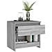 Comodini Rovere Grigio 2pz 40x30x39 Cm Legno Ingegnerizzato - Foto miniatura 3