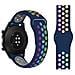 Cinturino Per Orologio In Silicone Blue 20 Mm Samsung Galaxy Watch 4 40mm 44mm/gear Sport, Huawei Watch Gt3/gt2 42 Mm, Honor Watch Se, Garmin Venu 2 Plus/vivomove Sport/forerunner 158/55/245/645 - Foto miniatura 1