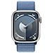 Watch Series 9 GPS + Cellular Cassa 41mm in Alluminio Argento con Cinturino Sport Loop Blu Inverno - Foto miniatura 1