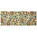 Tappeto Cucina Antiscivolo Stampa Digitale Emozioni Fantasie Maiolica Marina 58x140 Deruta - Foto miniatura 1
