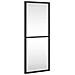 Specchio Da Parete Nero 20x50 Cm Rettangolare In Ferro - Foto miniatura 2