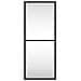 Specchio Da Parete Nero 20x50 Cm Rettangolare In Ferro - Foto miniatura 3