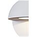 Lampada Da Parete Moderna Da Esterno Alluminio Bianco Luce Led 4,6w Ip54 - Foto miniatura 2