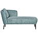 Chaise Longue Versione Sinistra Artheze Tessuto Blu - Foto miniatura 2