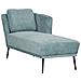 Chaise Longue Versione Sinistra Artheze Tessuto Blu - Foto miniatura 4
