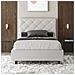 Letto Priya 150x190 Rete E Contenitore Bianco - Foto miniatura 5