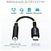 Adattatore Audio da USB-C a Jack 3,5 mm da 12,7cm - Dongle USB Type-C a Jack TRRS per Cuffie e Auricolari, DAC a 32 bit; supporta USB-C /Thunderbolt - Foto miniatura 11