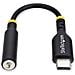 Adattatore Audio da USB-C a Jack 3,5 mm da 12,7cm - Dongle USB Type-C a Jack TRRS per Cuffie e Auricolari, DAC a 32 bit; supporta USB-C /Thunderbolt - Foto miniatura 12