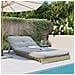 Divano Letto Futon con Materasso 90x206x11cm Pino Impregnato - Foto miniatura 3