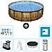 Piscina Fuori Terra - In Giro - 488x122 Cm - Bruin - Include Accessori Coordinati Cb30 - Foto miniatura 1