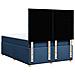 Giroletto a Molle con Materasso Blu 140x190 cm in Tessuto - Foto miniatura 8