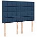 Giroletto a Molle con Materasso Blu 140x190 cm in Tessuto - Foto miniatura 9